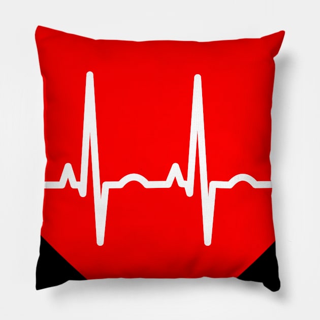 Heart love Pillow by Grazia