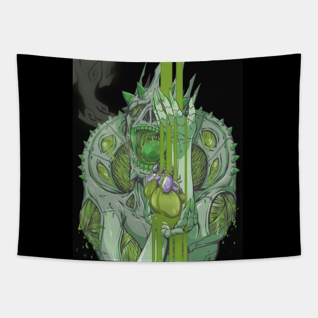 Toxic Queen's Heart Tapestry by TreyBarks