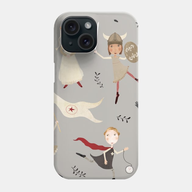 Heroes of History Phone Case by katherinequinnillustration