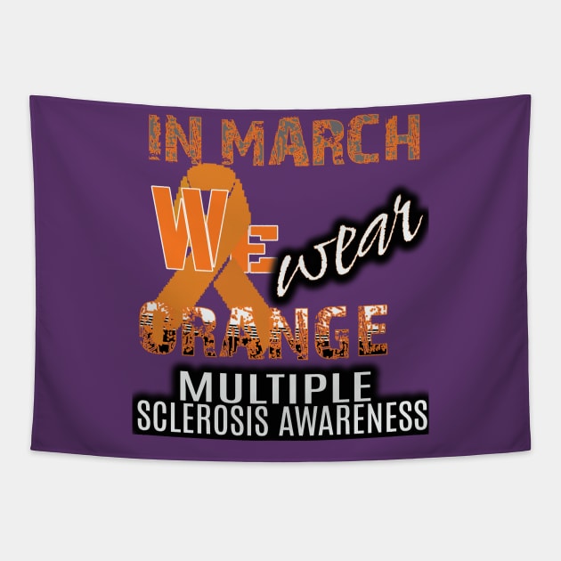 Multiple Sclerosis Awareness. Tapestry by TeeText