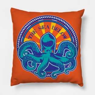 Salty Octopus & The Sea Below Pillow