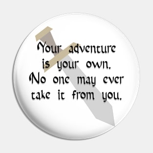 Your Adventure Pin