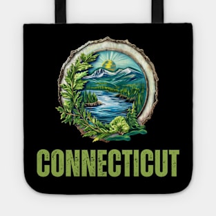 Connecticut State USA Tote