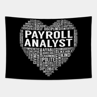 Payroll Analyst Heart Tapestry