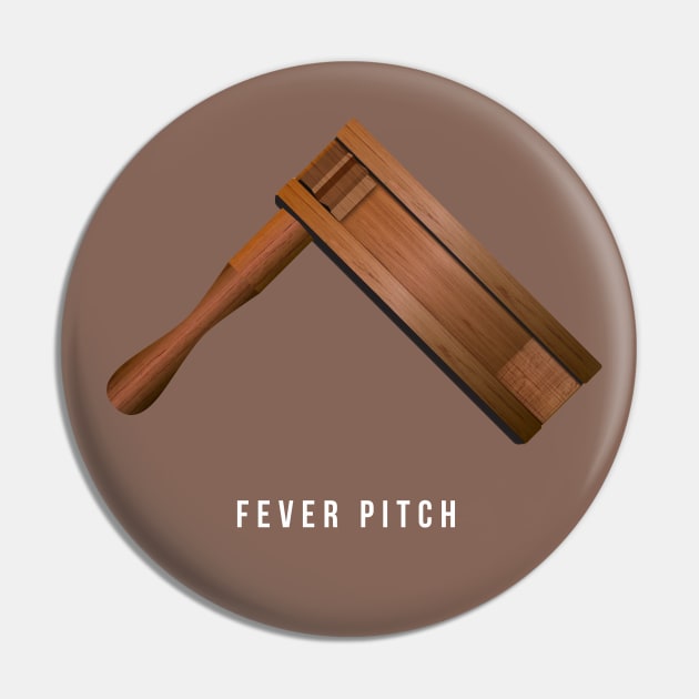 Fever Pitch - Alternative Movie Poster Pin by MoviePosterBoy