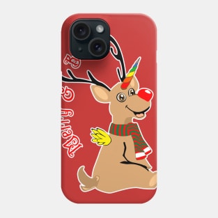 Red Nosed Reindeer Phone Case