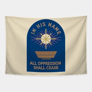 All Oppression Shall Cease -- Blue Tapestry