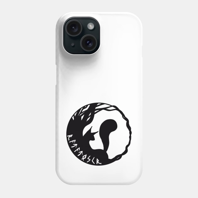 Ratatoskr, Yggdrasil's Squirrel Phone Case by El Onix