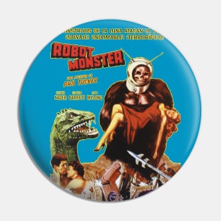 Robot Monster Spanish Poster Pin