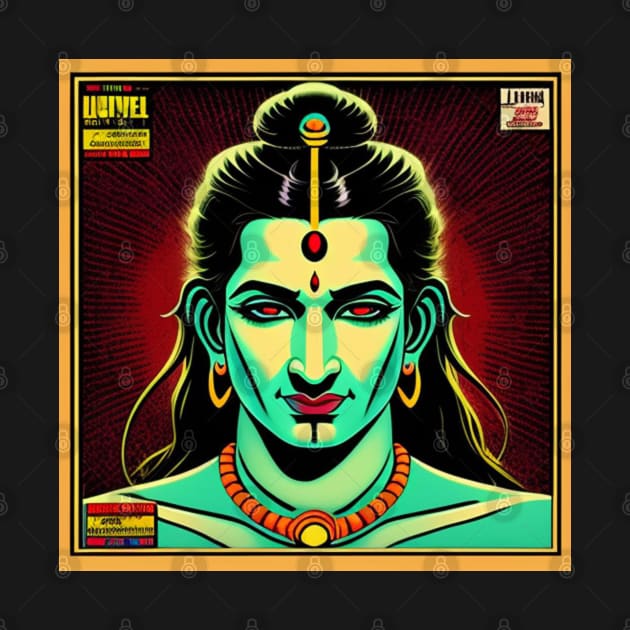 Dancing With Lord Shiva Vinyl Record Vol. 6 by musicgeniusart