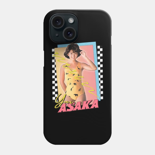 Yui Asaka  / Retro 80s Fan Art Design Phone Case by DankFutura