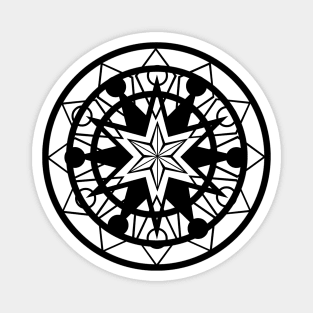 Star mandala Magnet