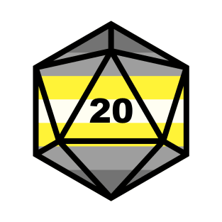 Pride D20: Demigender T-Shirt