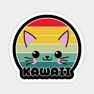 Kawaii Cat Face Magnet