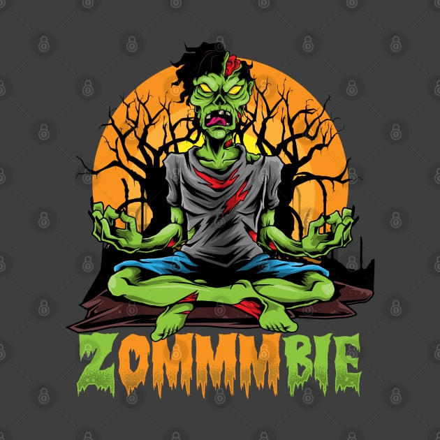 Zombie Yoga by AngelFlame