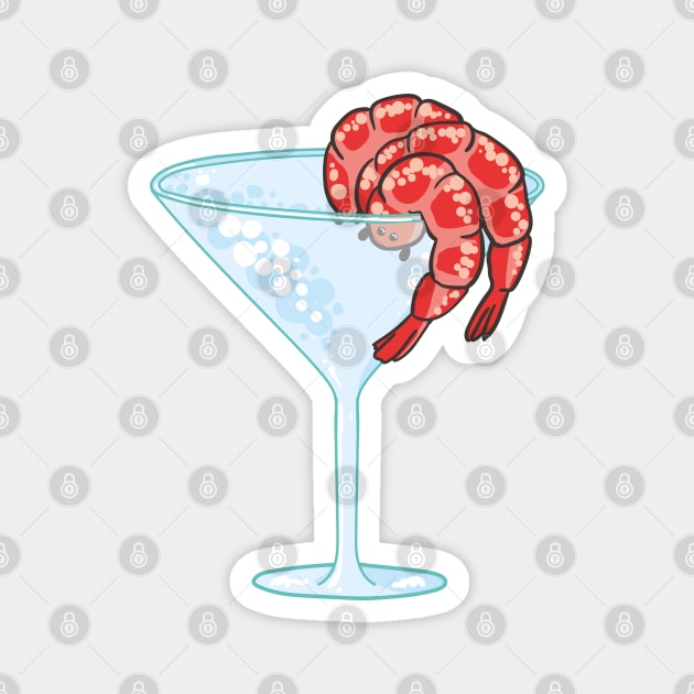 Shrimp cocktail Magnet by Red Fox