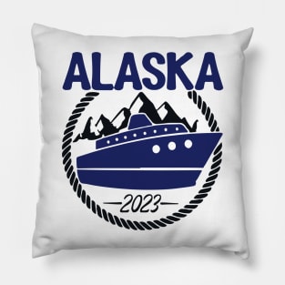 Alaska Cruise 2023 Family Friends Pillow