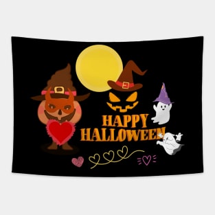 Happy Halloween T-shirt Tapestry