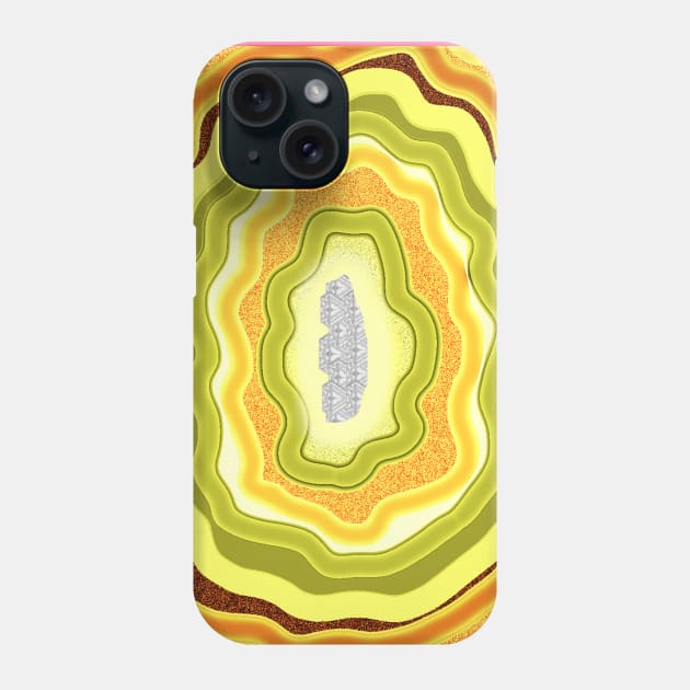 Bright Agate #10 Phone Case by wagnerps