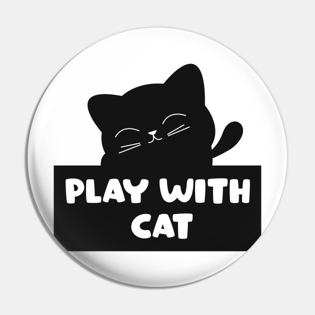 Play with cat Pin by Itsme Dyna