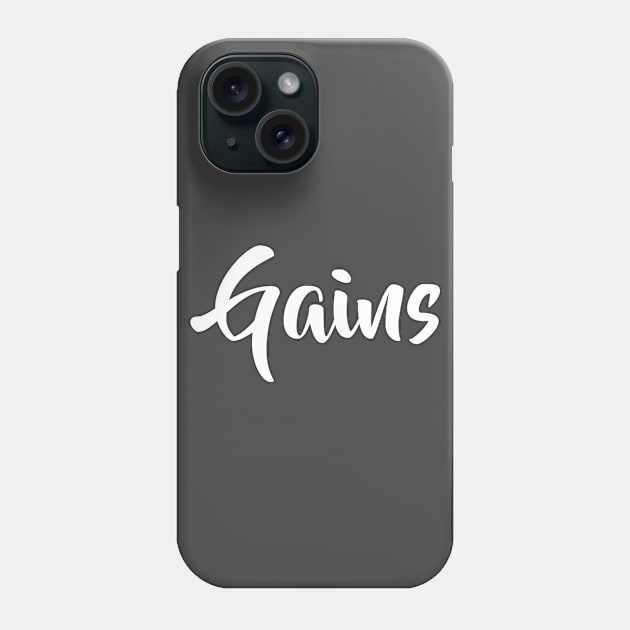 Gains Phone Case by FoodieTees