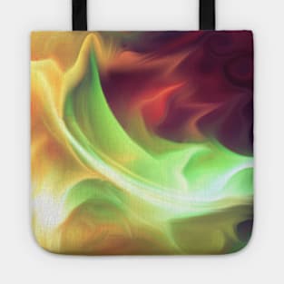 Galaxy Fire Burst Abstract Art Tote