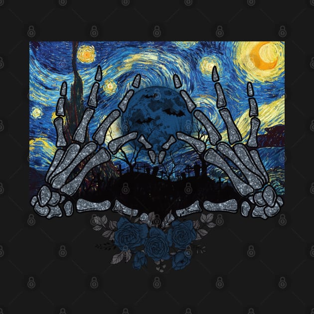 The Starry Night  Halloween by Myartstor 