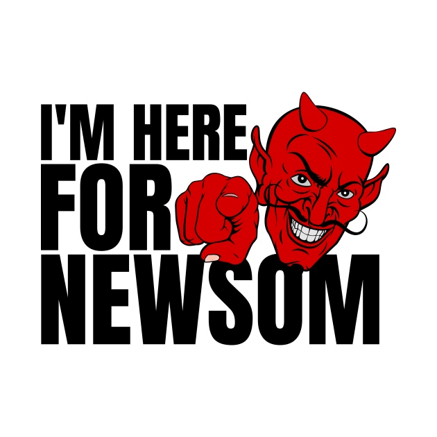 DEAL WITH THE DEVIL - NEWSOM by FREE SPEECH SHOP