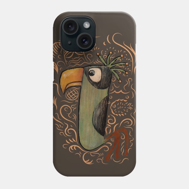 Tiki Bird #2 Phone Case by zerostreet