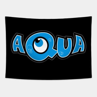 Aqua dance Tapestry