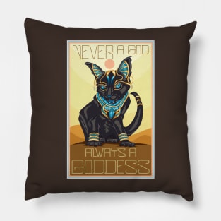 Bastet, always a goddess Pillow