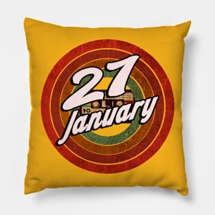 27 January Pillow