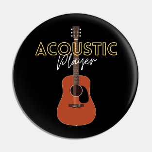 Acoustic Player All Mahogany Pin