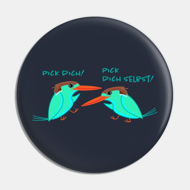 Funny birds in quarrel Pin by spontania