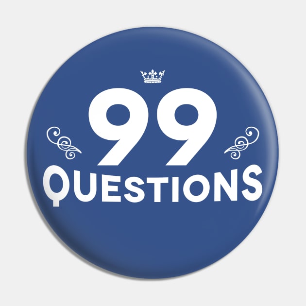 99Q Type Logo (white) Pin by bobbuel