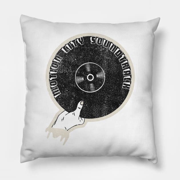 Motion City Grab Vinyl Pillow by PASAR.TEMPEL