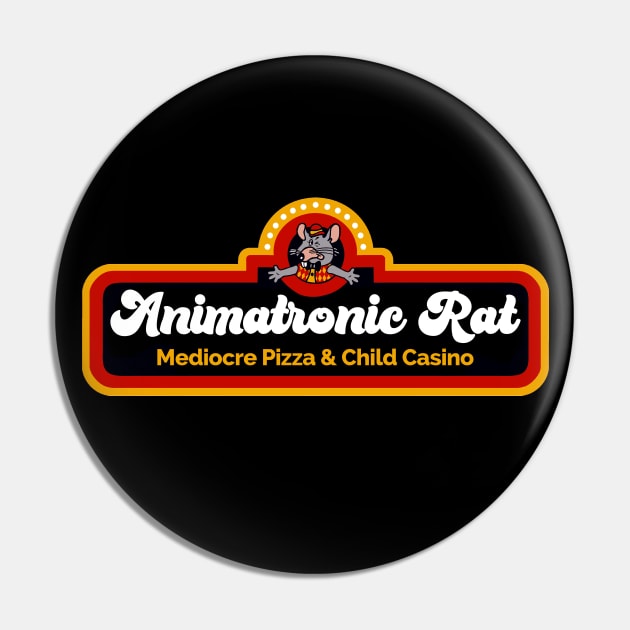 Animatronic Rat Pin by PopCultureShirts