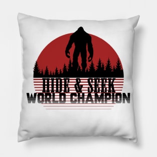 Undefeated Hide and Seek World Champion Pillow