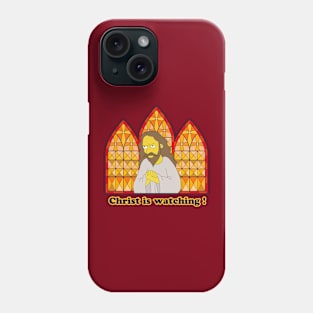 Jesus Is Watching You Phone Case