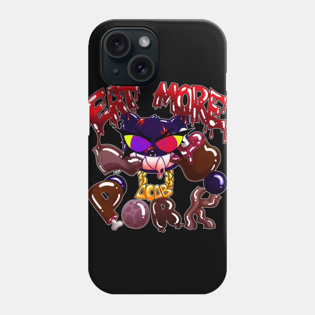 Eat More Pork Panther ED Phone Case by CashmereThot