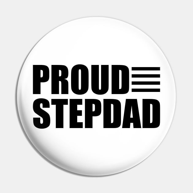 Proud Stepdad Pin by KC Happy Shop