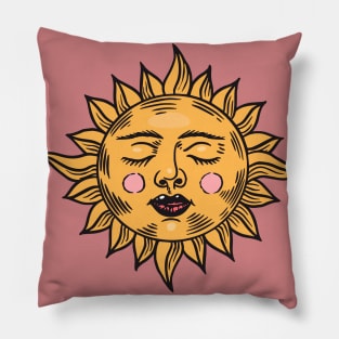 Smiling Groove Sun Pillow