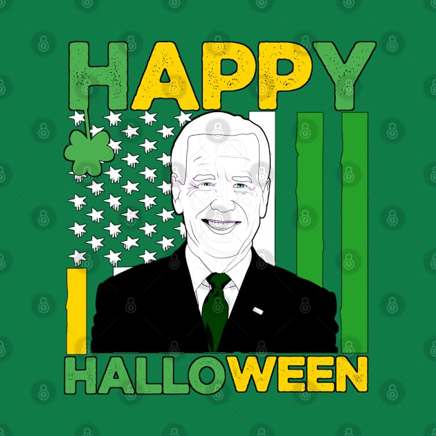 Biden St Patricks Day Happy Halloween by Mima_SY