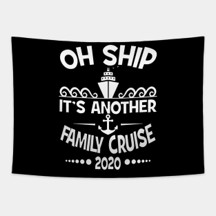 Cruise Family Vacation 2020 Funny Matching Cruising Design Tapestry