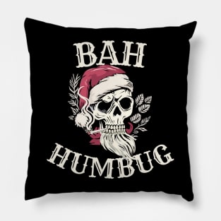 Bah Humbug (dark) Pillow