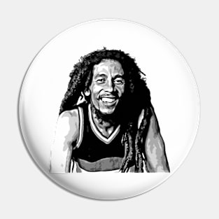 BOB MARLEY THE REGGAE LEGEND Pin