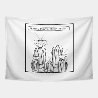 Praying Mantis family photo Tapestry