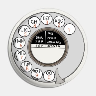 Rotary dial phone Pin