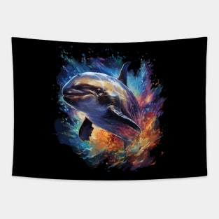Porpoise Rainbow Tapestry