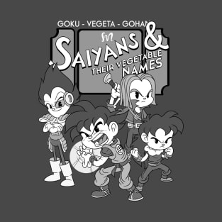 Saiyans and their vegetable names T-Shirt